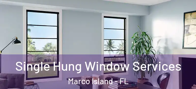  Single Hung Window Services Marco Island - FL